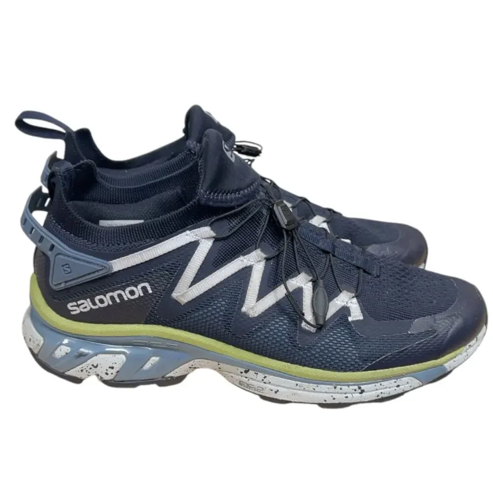 Salomon ACS Trail Running Shoes Men’s 11 Women’s 12 Navy Blue Gorpcore Outdoor